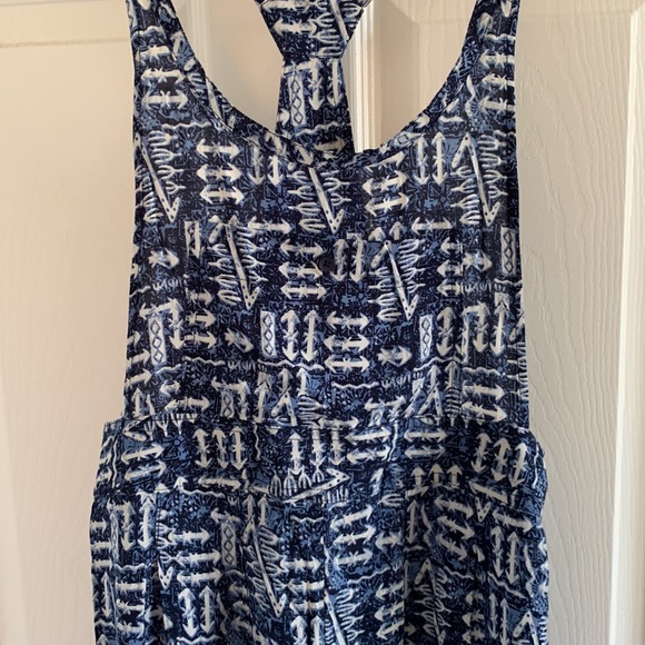 Small, urban outfitters Blue Aztec romper - Picture 2 of 4